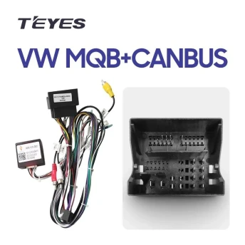 Проводка питания TEYES для Volkswagen/Skoda MQB + Canbus для подключения Android ГУ